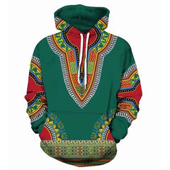Herren-Hoodies und Sweatshirts mit afrikanischem Folklore-Motiv und 3D-Druck
