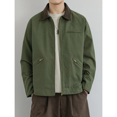 American Workwear Retro Lapel Jacket