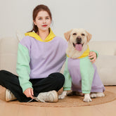 Haustier-Eltern-Kind-Kleidung, mehrfarbiger Hoodie, locker