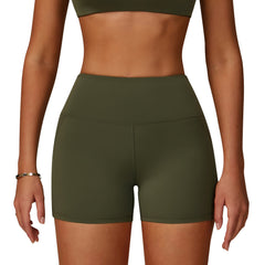 Schnelltrocknende, hüfthebende Bauchweg-Shorts für Outdoor-Sportarten und Fitness 3091