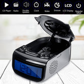 LCD-Digitalwecker, Radio mit zwei Lautsprechern und CD-Musikplayer
