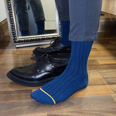 Lange Baumwollsocken für Herren, formell