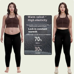 Leggings in großen Größen, extra schmal geschnitten, mit hohem Bund und Hüftlift, hochelastisch und mit hohem Elastizitätsanteil