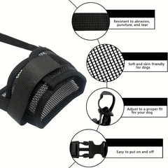 Dog Mouth Cover Muzzles Anti-biteanti-bark Anti-eat Disorderly Water Drinking