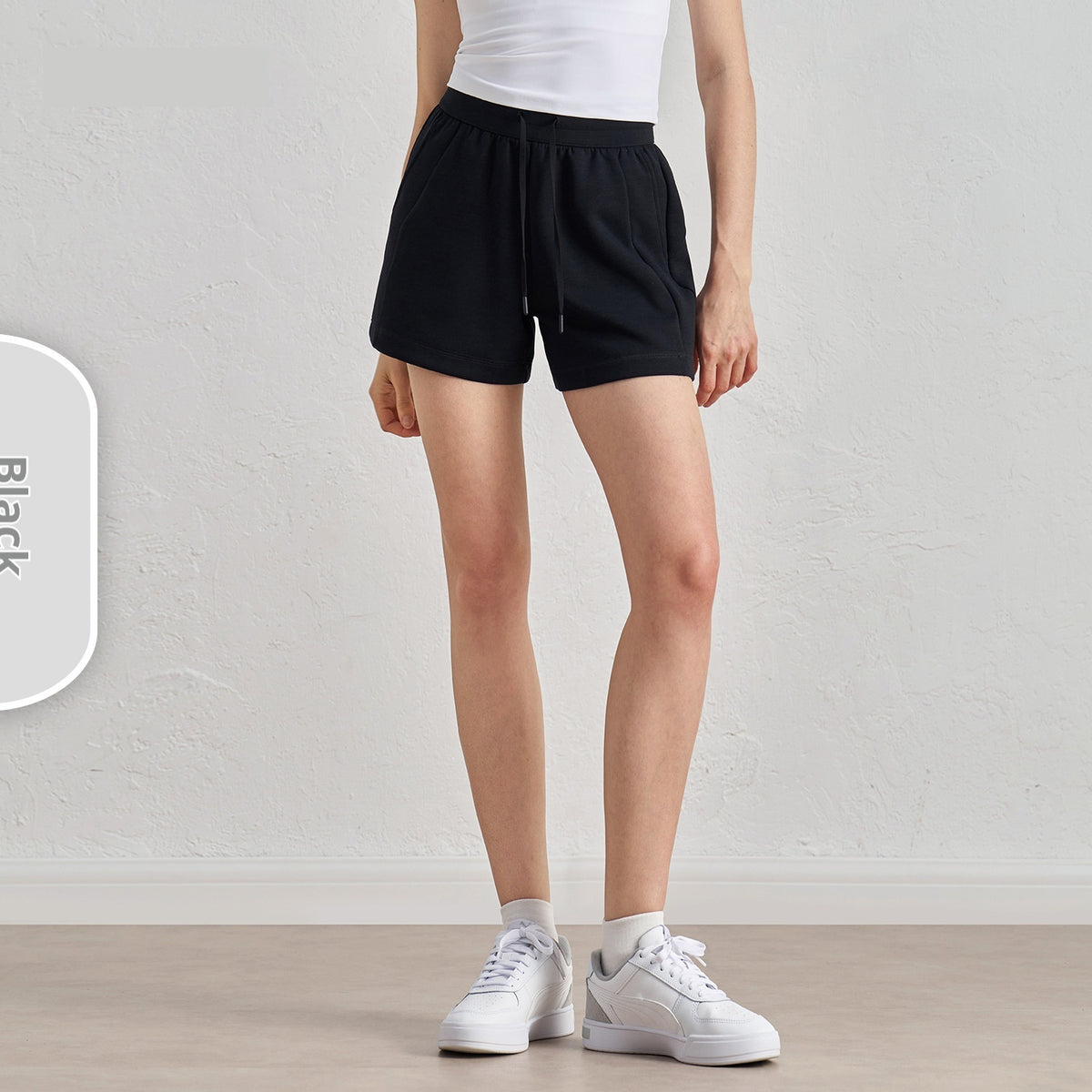 Air Layer Loose And Simple Yoga Shorts